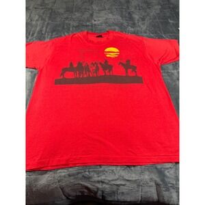 Vintage Albuquerque New Mexico T-Shirt Art Print Screen‎ Stars XXL